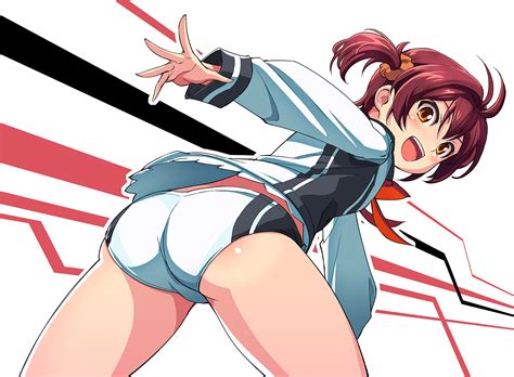 Michairu Isshiki Akane Vividred Operation 1girl Ass Blush Brown