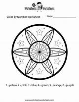 Number Color Worksheet Worksheets Math Printable Coloring Pages Print Kindergarten Maths Multiplication Numbers Algebra Colouring Educational Addition Kids Adults Papers sketch template