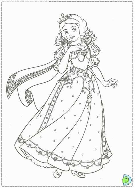 christmas princess colouring pages coloring home