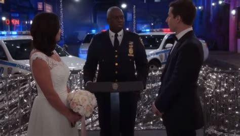 brooklyn 99 gives jake and amy the perfect wedding in season 5 finale