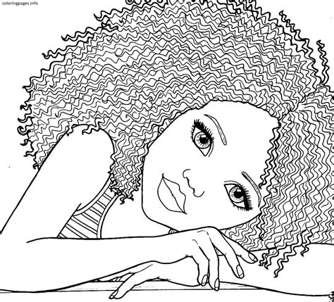 black girl coloring pages  getdrawings
