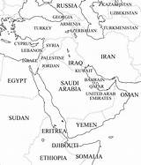 Oriente Medio Mapa Osten Mapas Naher Países Freemap Landkarte Bitte Anklicken Kostenlos sketch template