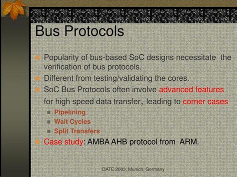 formal verification   system  chip bus protocol powerpoint  id