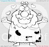 Caveman Chubby Arms Open Outlined Coloring Clipart Vector Cartoon Cory Thoman sketch template