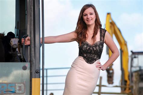 sexy female digger driver leaves fashion world to defy stereotypes daily star