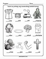 Worksheets Katinig Klaster Kambal Filipino Grade Kindergarten Coloring Reading Samutsamot Samot Samut Activity Tagalog Printable 2nd Elementary Pages Collection Pluspng sketch template