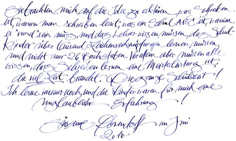 meine handschrift susanne dorendorff