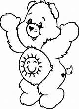 Bear Care Coloring Funshine Happy So Print Button Through Grab Otherwise Could Easy Size sketch template