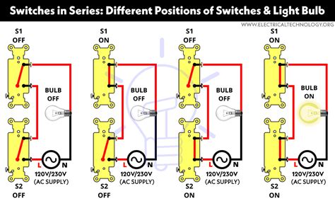 wiring  switches  series electronics projects   build