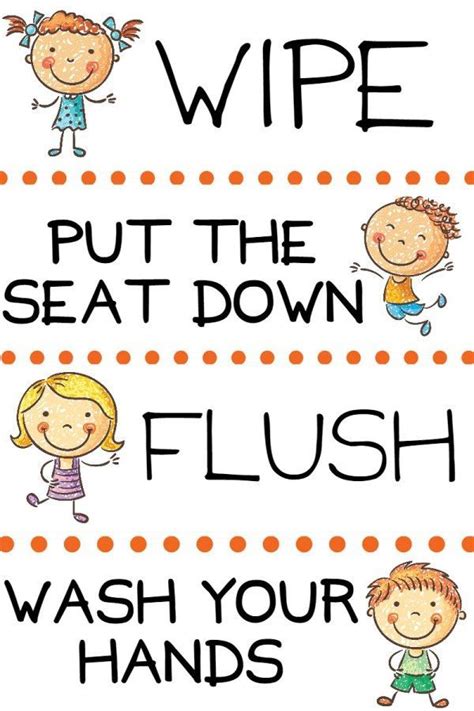 kids potty training bathroom basket kids potty kids bathroom sign