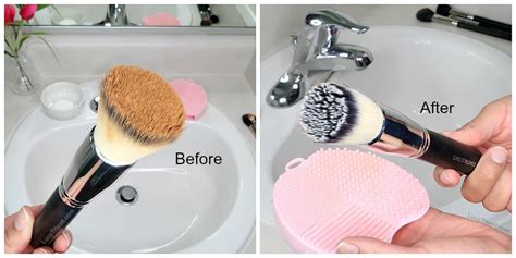 wash makeup brushes  home faster  efficiently