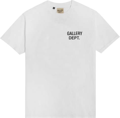 gallery dept white souvenir logo  shirt  style