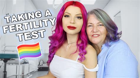 Taking A Fertility Test Lesbian Age Gap Couple Youtube