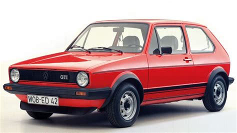 volkswagen golf mk definitive list cars