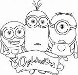 Coloring Pages Minion Minions Disney Junior Kevin Birthday Bob Drawing Cartoon Printable Color Getdrawings Getcolorings Orlando Colorings Kids Despicable Print sketch template