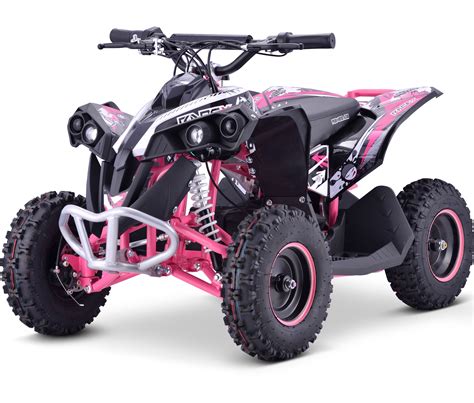 renegade race    rechargeable electric quad bike pink