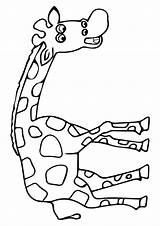 Giraffa Stampare Pianetabambini Singolarmente Animali sketch template