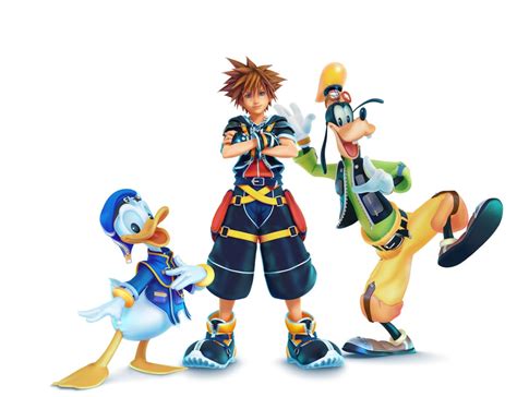 kingdom hearts iii character artwork gematsu