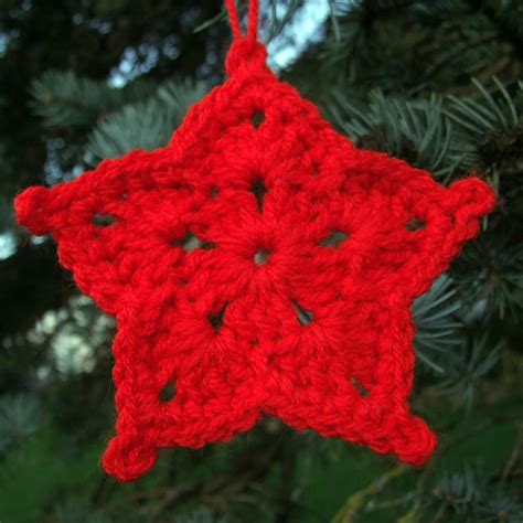 crochet star pattern woolnhook  leonie morgan