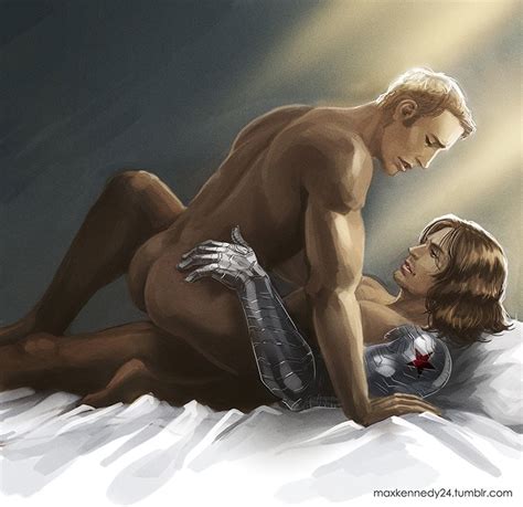Rule 34 Ass Bucky Barnes Captain America Eye Contact Gay Love Male