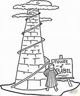 Babel Tower Printable Kids Bible Coloring Activity Visit Activities Sunday School sketch template