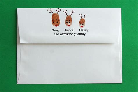 creative christmas card envelopes  arted