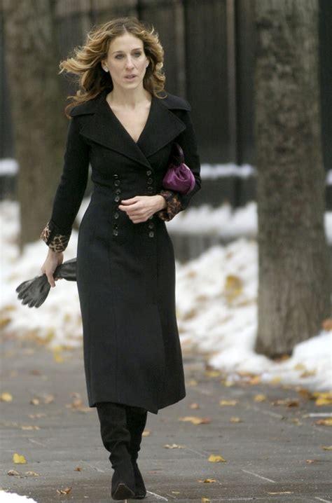 a classic coat will never go out of style carrie bradshaw sex and the