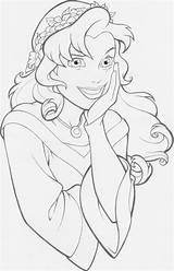 Quest Camelot Coloring Pages People Disney Sketch sketch template