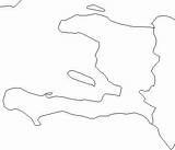 Haiti Outline Map Blank Country Look4 Schools Actions Document sketch template