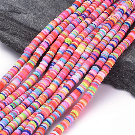 wholesale flat  eco friendly handmade polymer clay beads