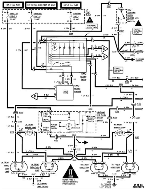 chevy  tail light wiring diagram