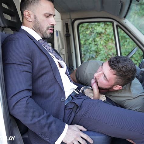 marco rubi gives up his awesome muscled ass to suited