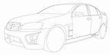 Commodore Holden sketch template