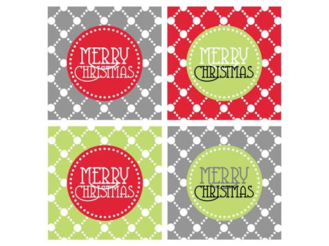 christmas templates printable gift tags cards crafts  hgtv