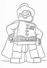 Robin Lego Cool Coloring Printable sketch template
