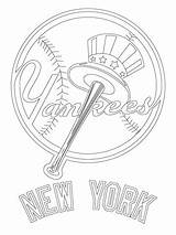 Coloring Pages Mets Logo York Yankees Braves Atlanta Ny Printable Drawing Color Getcolorings Mlb Getdrawings Categories sketch template