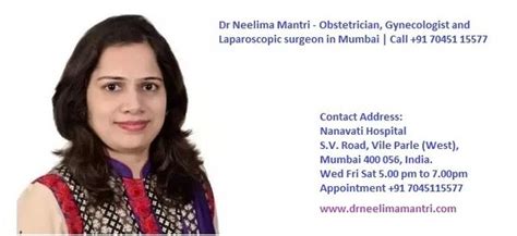 dr neelima mantri gynecologist and laparoscopic surgeon