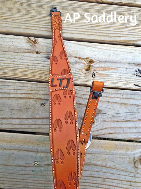 buy  hand  premium custom rifle sling handmade  usa   order  ap saddlery