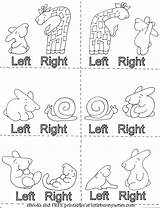 Left Right Worksheets Preschool Kids Pdf sketch template