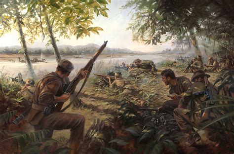 irrawaddy ambush military artist stuart brown