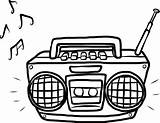 Radio Clipart Dibujo Blanco Negro Outline Cassette Drawing Kids Google Radios Buscar Con Sound Vector Information Clip Player Timeline Evolution sketch template