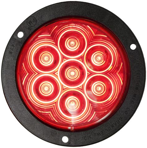 lumenx led   stop turn tail light flange mount kit poly pack peterson manufacturing