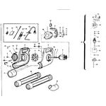 craftsman model  electric leaf blower repair replacement parts