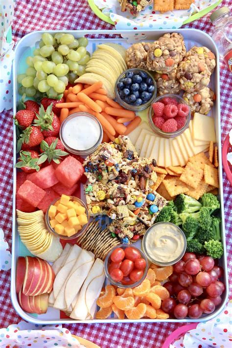 summer picnic snack tray  bakermama