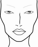 Mac Sketches Facechart Dica Contouring sketch template