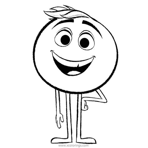 gene  emoji  coloring pages xcoloringscom