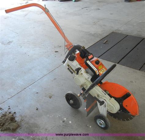 stihl ts concrete   cart  waterville ks item  sold purple wave