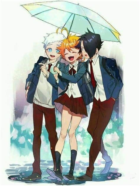 the best 5 emma ray and norman the promised neverland fanart