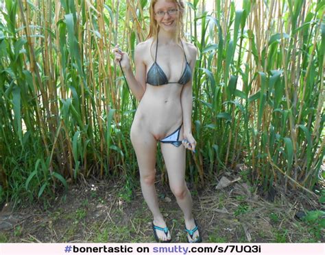 Submissiveplz Cornfield Flashing Outdoors Nature Glasses Cute
