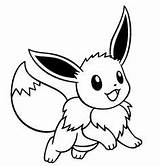 Pokemon Evoli Ausmalbilder Ausdrucken Malvorlagen sketch template
